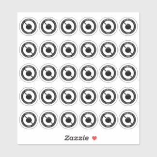 Pegatina Tomato Free Wedding Place Card Mini Food Allergy