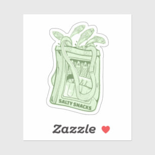 Pegatina Tonelada de tentempié salado de sardinas