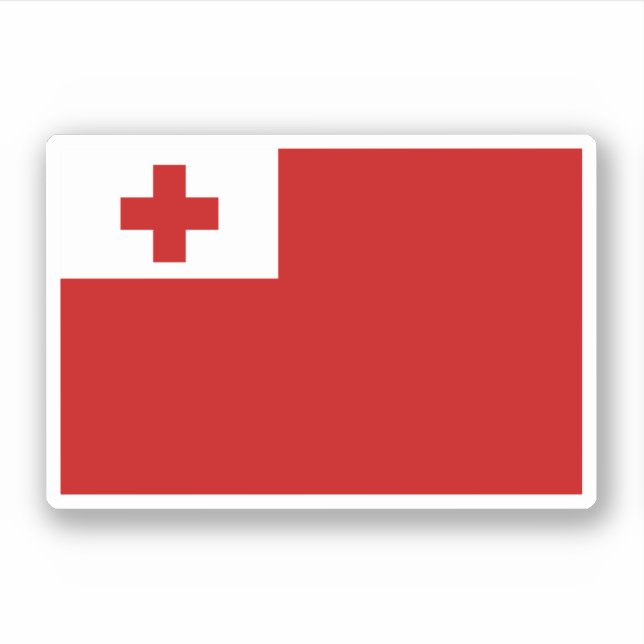 Pegatina Tonga (Anverso)