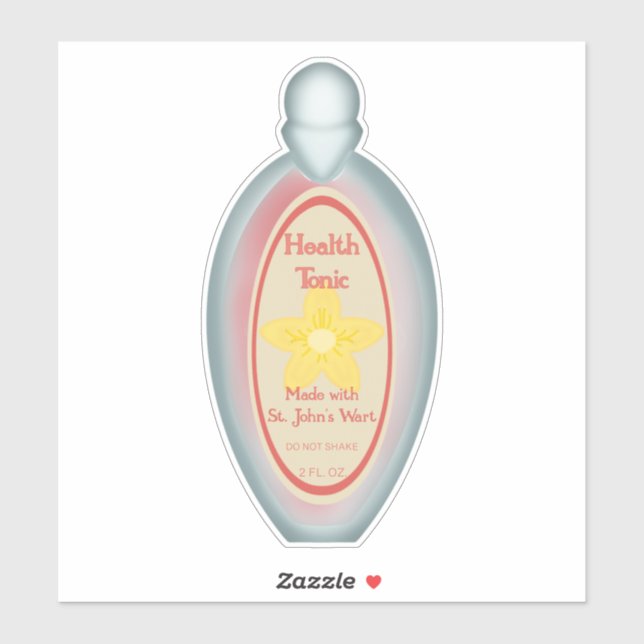 Pegatina tónico de salud (Hoja)