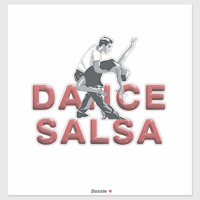 Pegatina TOP Dance Salsa (Hoja)