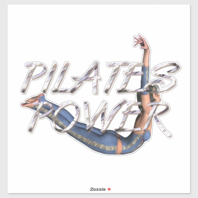 Pegatina TOP Pilates Power (Hoja)