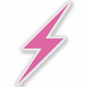 Pegatina Tornillo Lightning Rosado Del Feminismo