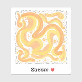 Pegatina Tornillos naranjas Y Amarillos Con Puntos