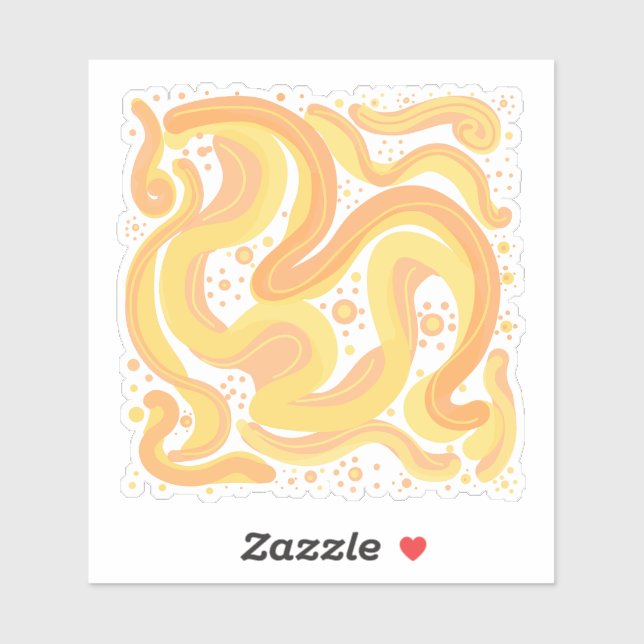 Pegatina Tornillos naranjas Y Amarillos Con Puntos (Hoja)