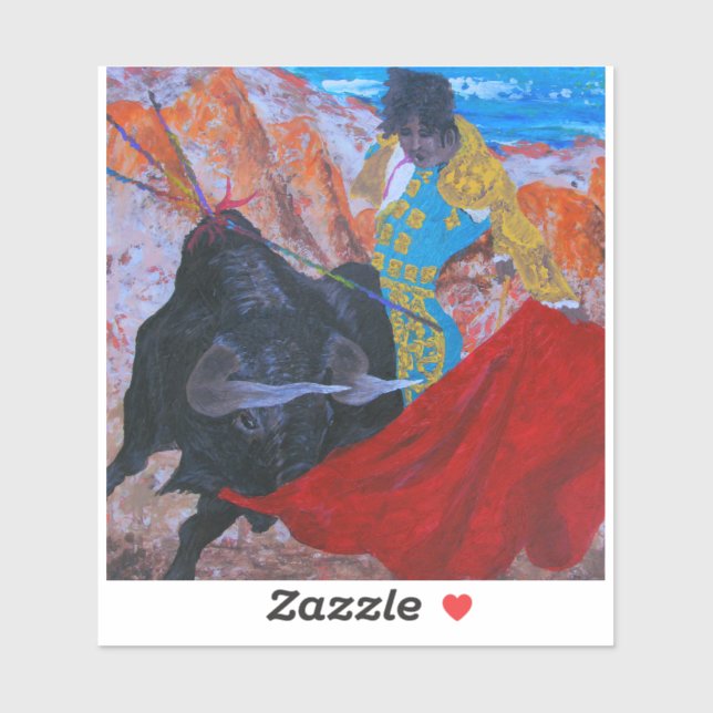 Pegatina Toro toro (Hoja)