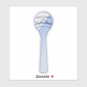 Pegatina Torre de Agua de la Isla de Dauphin