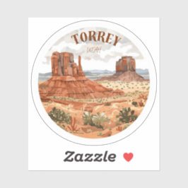 Pegatina Torrey Utah 