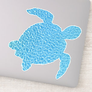 Pegatina Tortuga azul Guay
