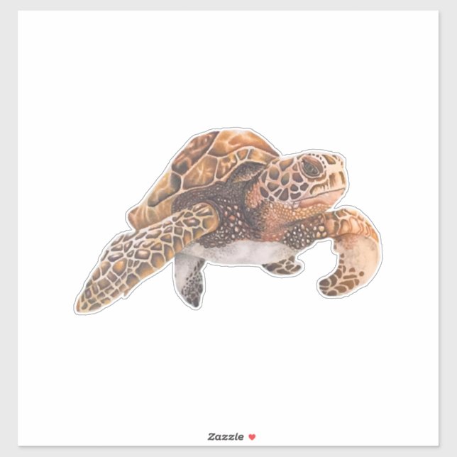 Pegatina Tortuga Copiar Copiar Copiar Copiar Copiar Copiar  (Hoja)