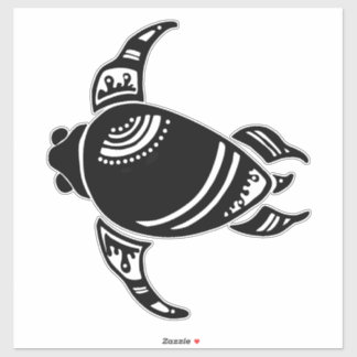 Pegatina Tortuga Tribal