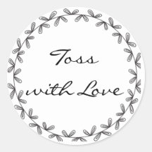Pegatina Toss con amor