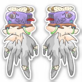 Pegatina Tosta de hambre