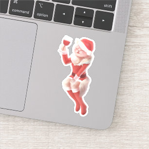 Pegatina Tostada de los Navidades Meowy