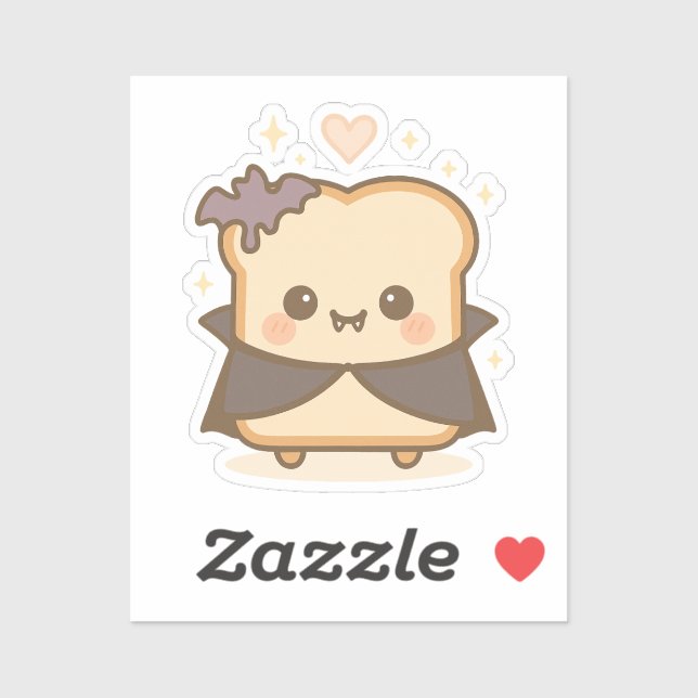 Pegatina Tostada de vampiros (Hoja)