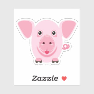 Pegatina Tout est bon dans le cochon, proverbio francés