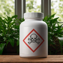 Pegatina Toxic COSHH