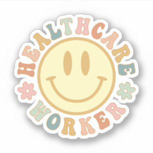 Pegatina Trabajador de la salud, enfermera, Médica, atenció