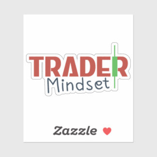 Pegatina Trader Mindset – Discipline Focus & Trading Psycho