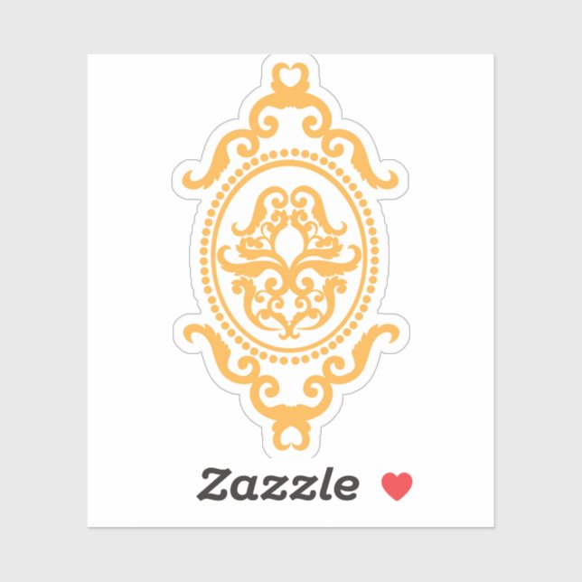 Pegatina Traditional Tattoo Art Inspired Design (Hoja)