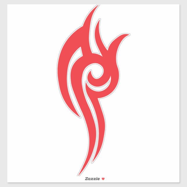 Pegatina Traditional Tattoo Art Inspired Design (Hoja)