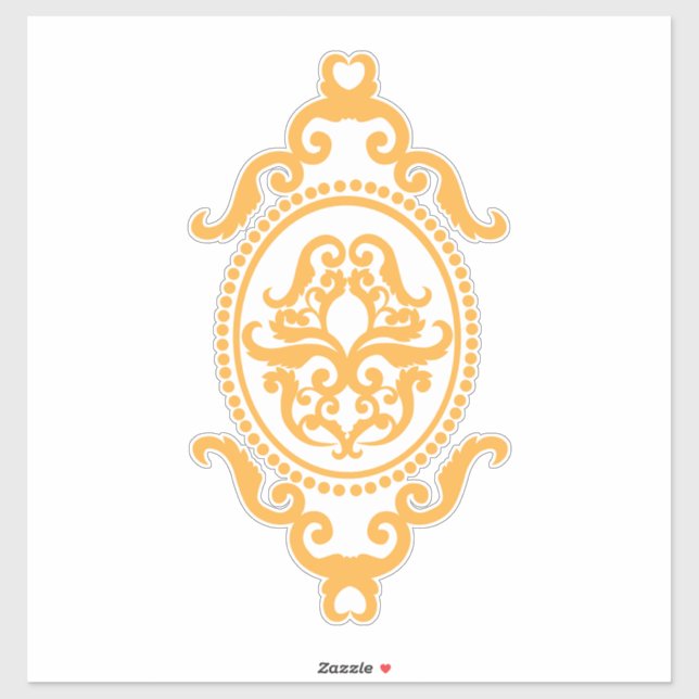 Pegatina Traditional Tattoo Art Inspired Design (Hoja)