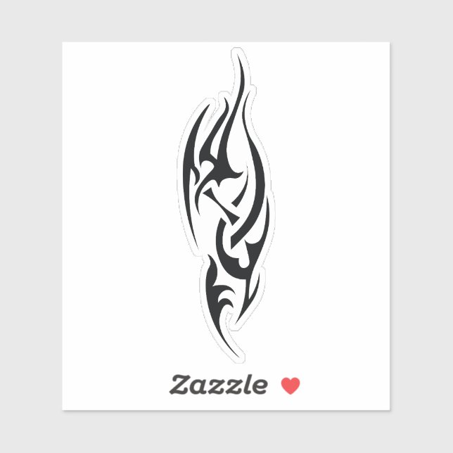 Pegatina Traditional Tattoo Art Inspired Design (Hoja)