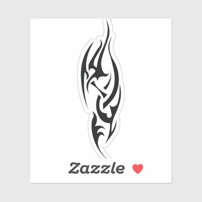 Pegatina Traditional Tattoo Art Inspired Design (Hoja)