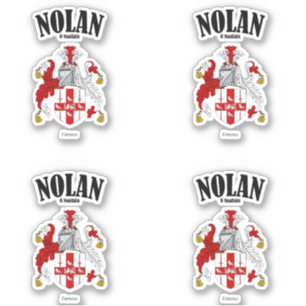 Pegatina Traducción y significado irlandés de Nolan Escudo 