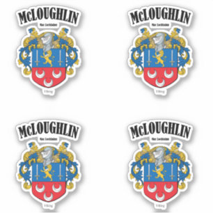 Pegatina Traducción y significado irlandés del Escudo McLou