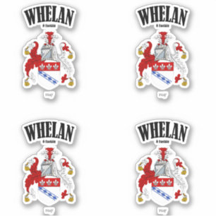 Pegatina Traducción y significado irlandés (x4) en Escudo a