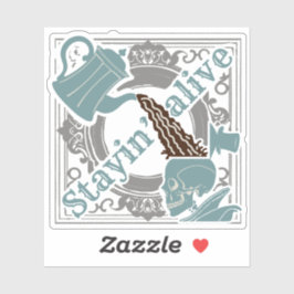 Pegatina ¡Trae el café!