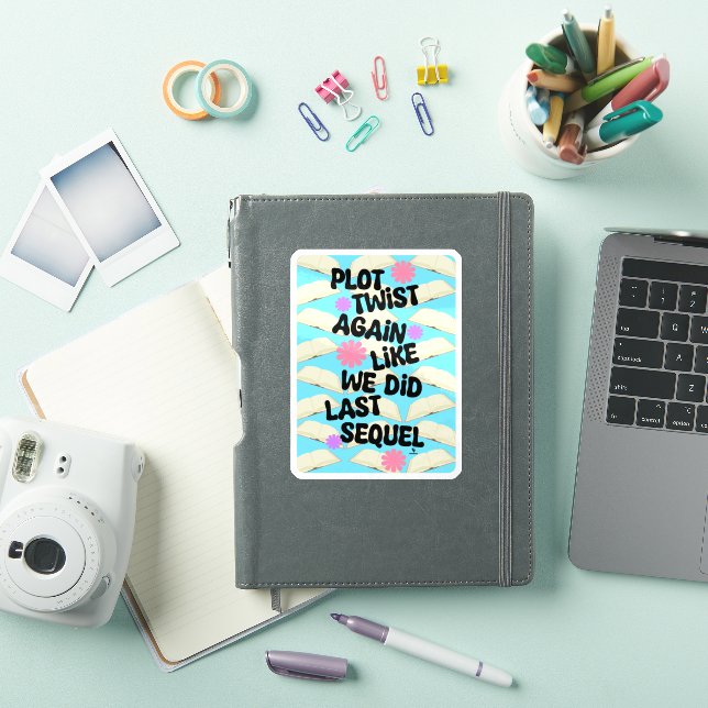 Pegatina Tragar el torbellino otra vez Cheeky Writer Reader (Funda para iPad)
