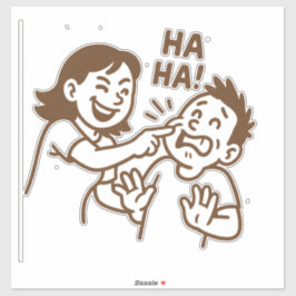 Pegatina Traje amistoso