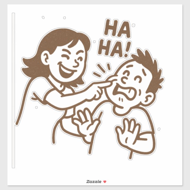 Pegatina Traje amistoso (Hoja)