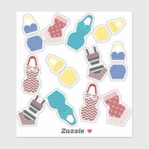 Pegatina Trajes de baño Vintage