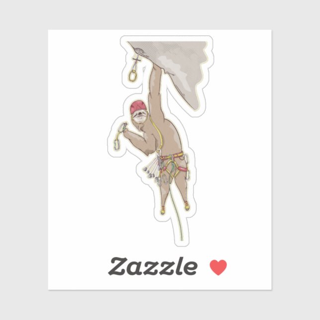 Pegatina Trampa de escalador de eslora rock (Hoja)