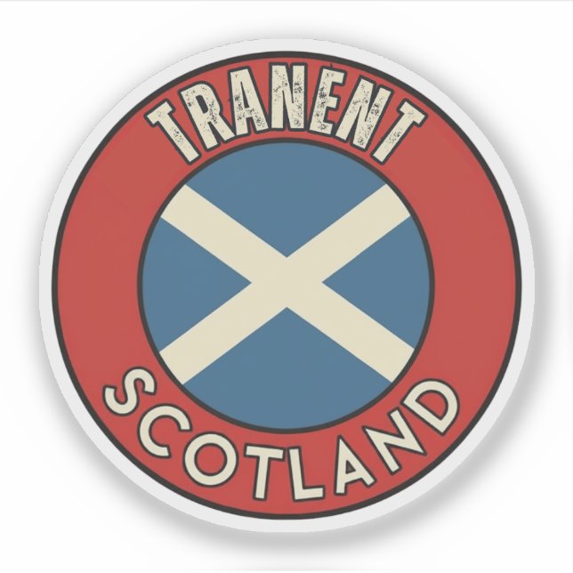 Pegatina Tranent, Escocia (Anverso)