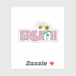 Pegatina tranquilo y minimalista