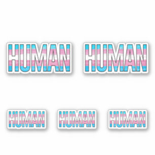 Pegatina Trans Humano