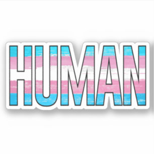 Pegatina Trans Humano