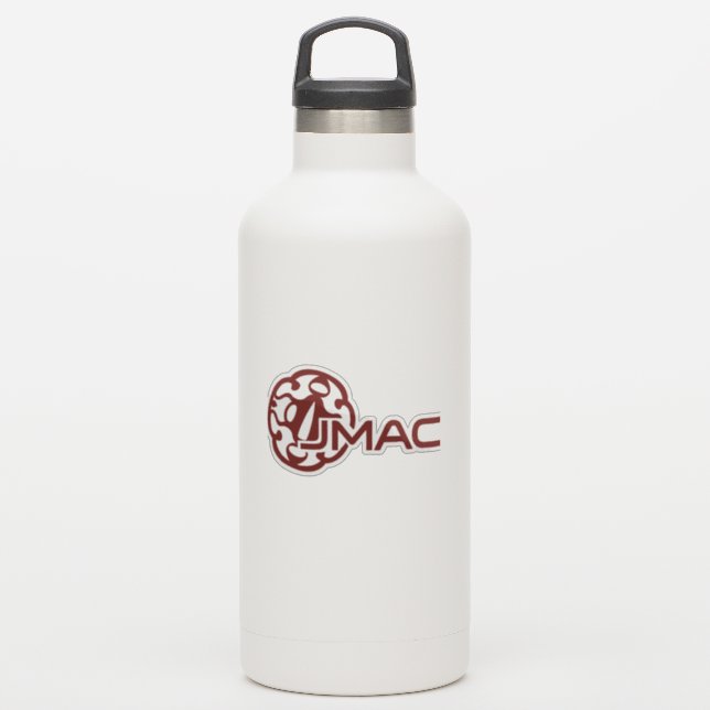 Pegatina transparente JMAC (Botella de agua)