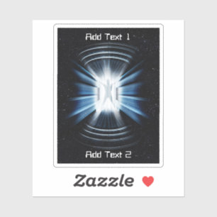 Pegatina Transportador del espacio ultraterrestre