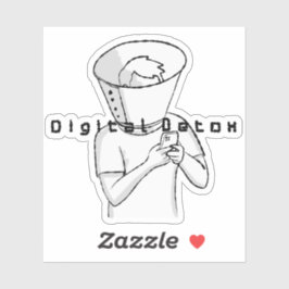 Pegatina tratamiento de desintoxicación digital