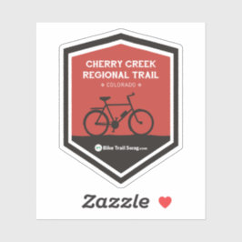 Pegatina Trayecto regional de Cherry Creek