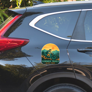 Pegatina Trayectoria de verano gratis - Aventura para bicic