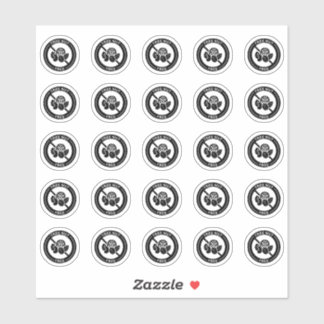 Pegatina Tree Nut Free Wedding Place Card Mini Food Allergy