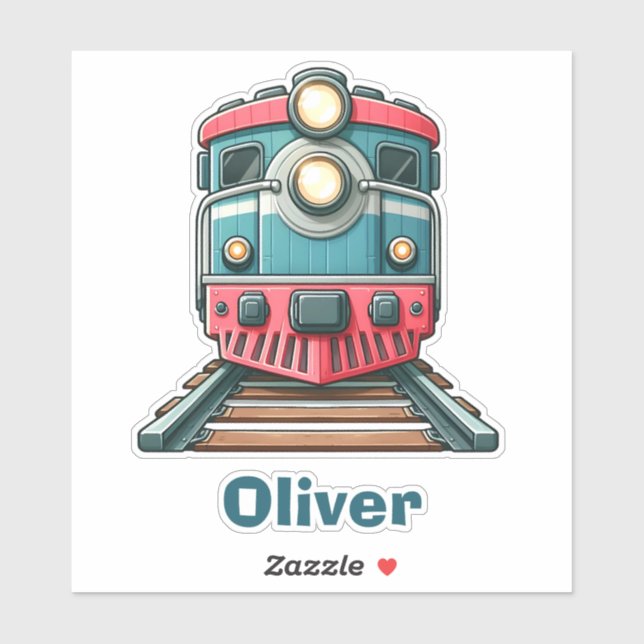Pegatina Tren Clásico Adorable para Niños (Hoja)