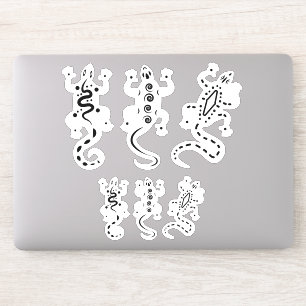 Pegatina Tres Lizards Thunder_Cove Estilo Suroeste