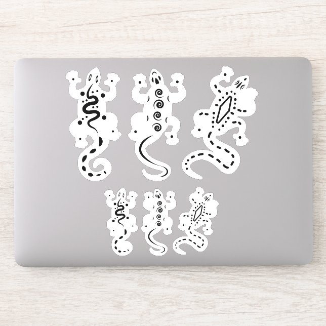 Pegatina Tres Lizards Thunder_Cove Estilo Suroeste (Ordenador)